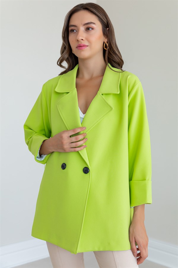Yağ yeşili Jacket
