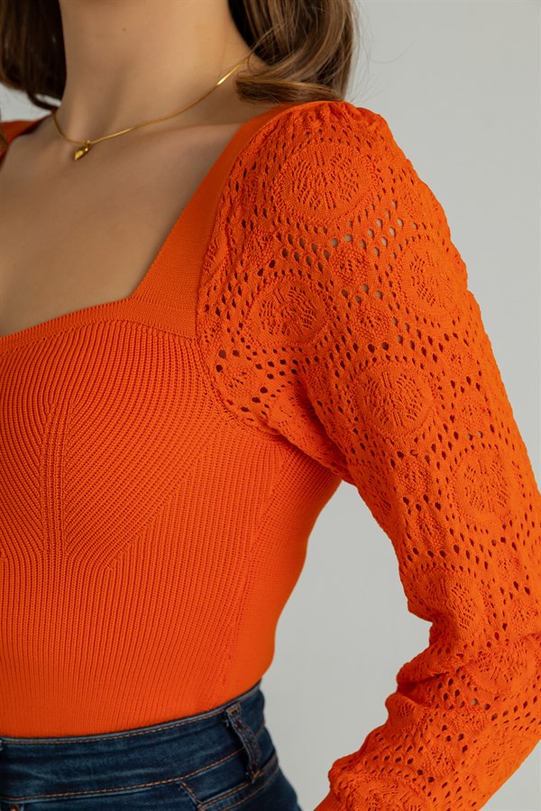 Orange Knitwear