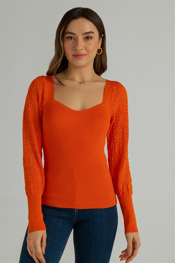 Orange Knitwear