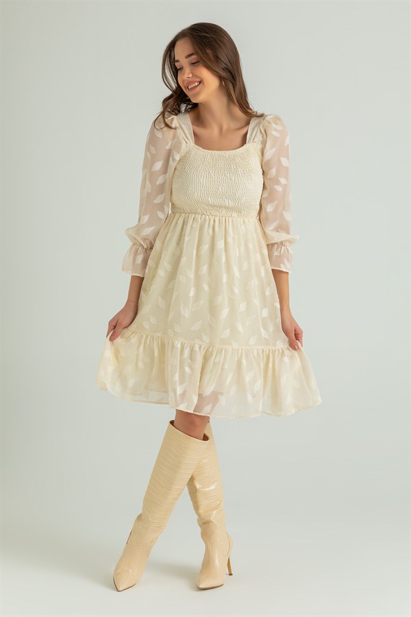 Cream Dress
