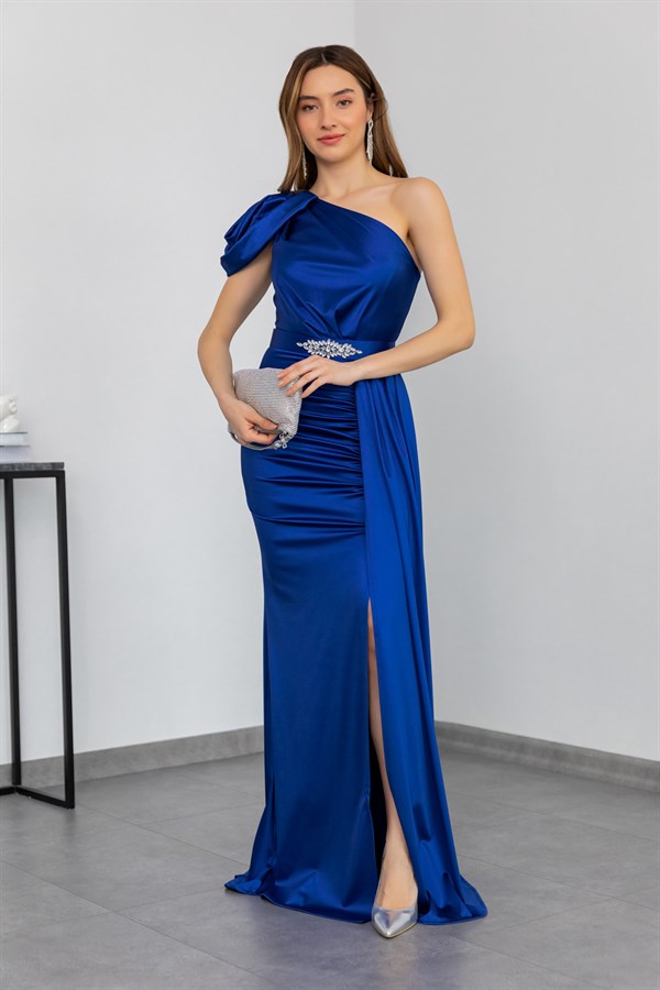 Sax blue Evening Dress