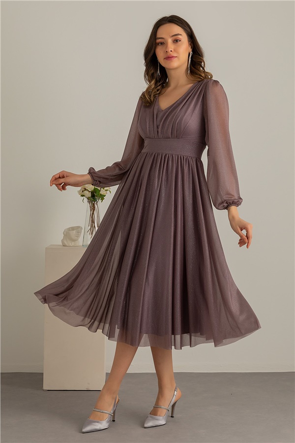 Lilac Evening Dress